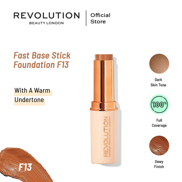 Makeup Revolution Fast Base Stick Foundation F13 Makeup Revolution - Luxeery