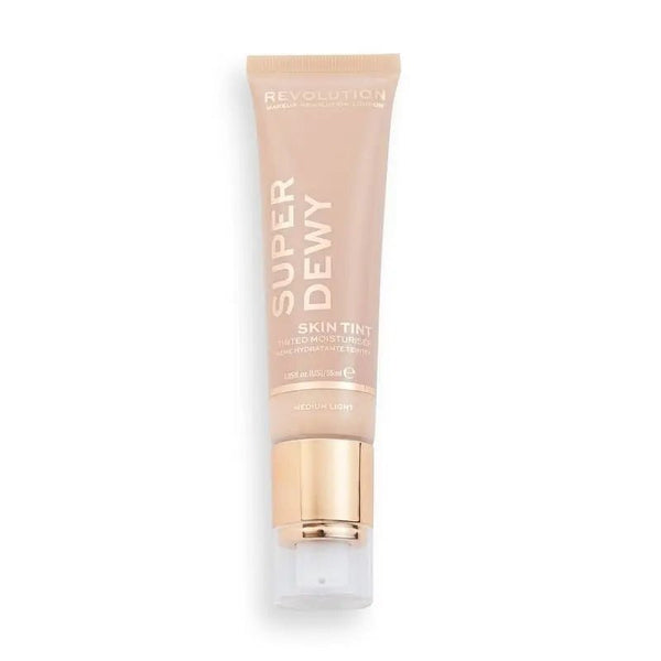 Makeup Revolution Superdewy Tinted Moisturiser Medium Light Makeup Revolution - Luxeery