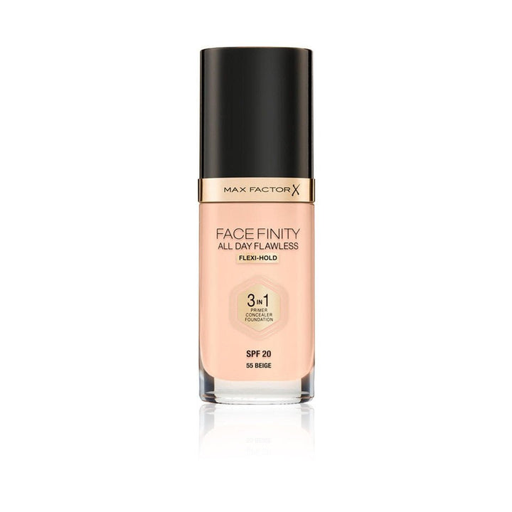 Max Factor Facefinity All Day Flawless 3 In 1 Foundation - N 55 - Beige MAX FACTOR - Luxeery