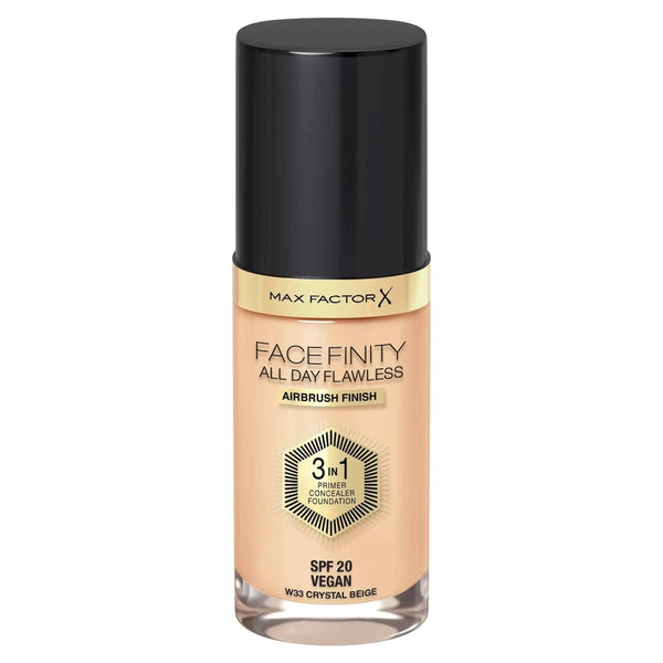 Max Factor Facefinity All Day Flawless Liquid Foundation 3in1 033 Crystal Beige 30 ML MAX FACTOR - Luxeery