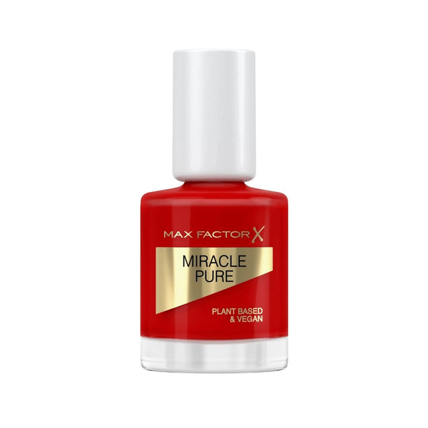 Max Factor Miracle Pure Nail Polish 12 Ml Scarlet Poppy Iv MAX FACTOR - Luxeery