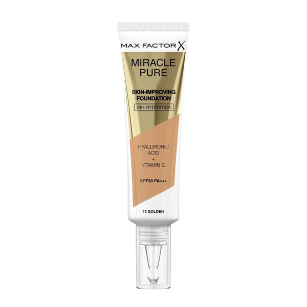 Max Factor Mp Skin Improving Foundation 24H Hydration 75 Golden MAX FACTOR - Luxeery