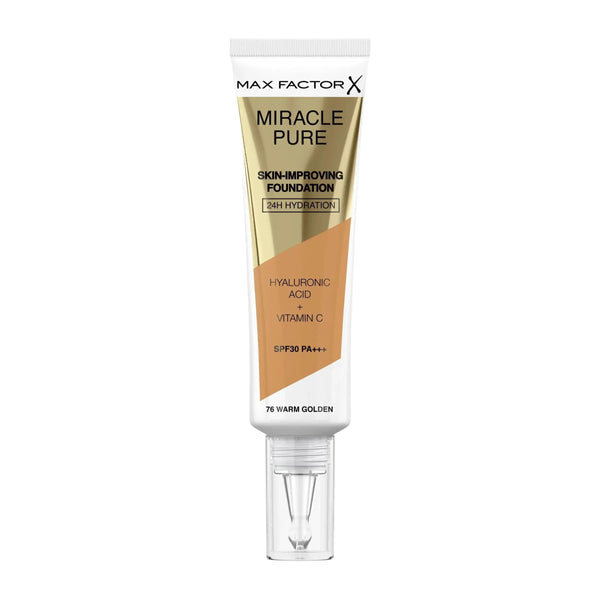 Max Factor Mp Skin Improving Foundation 24H Hydration 76 Warm Golden MAX FACTOR - Luxeery