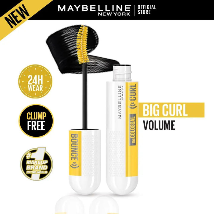 Maybelline Colossal Curl Bounce Mascara - Very Black Maybelline - Luxeery