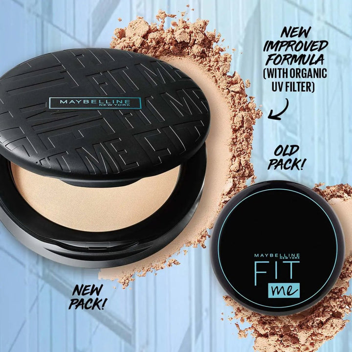 Maybelline New York Fit Me Matte & Poreless Compact Powder - 109 Light Ivory Maybelline - Luxeery