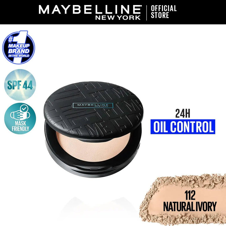 Maybelline New York Fit Me Matte & Poreless Compact Powder - 112 Natural Ivory Maybelline - Luxeery