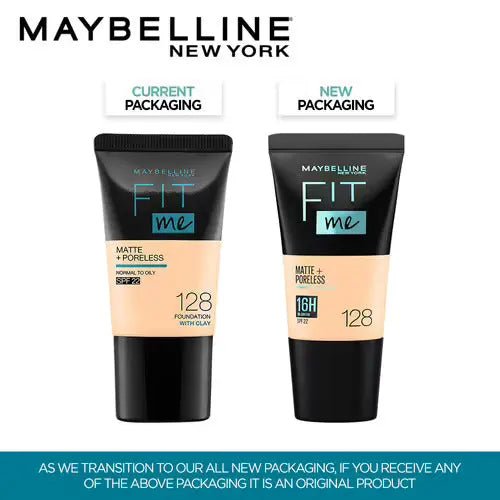 Maybelline New York Fit Me Matte & Poreless Liquid Foundation 18Ml Mini Tube - 120 Classic Ivory - For Normal To Oily Skin Maybelline - Luxeery