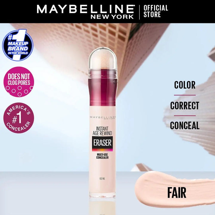 Maybelline New York Instant Age Rewind Eraser Concealer - 110 Fair Maybelline - Luxeery