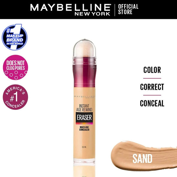 Maybelline New York Instant Age Rewind Eraser Concealer - 122 Sand Maybelline - Luxeery