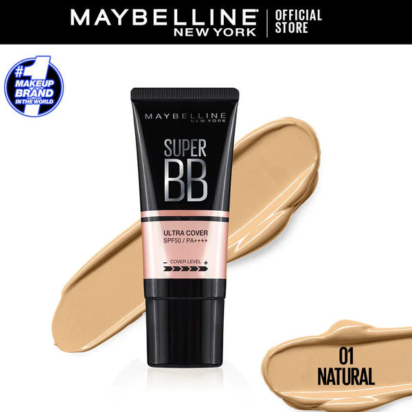 Maybelline New York Super BB Ultra Cover BB Cream SPF 30 - 01 Maybelline - Luxeery