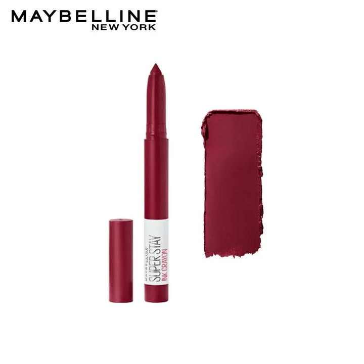 Maybelline New York - Superstay Ink Lip Crayon Lipstick - 55 Make It Happen Maybelline - Luxeery