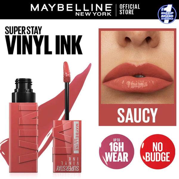 Maybelline New York Superstay Vinyl Ink - Saucy Maybelline - Luxeery