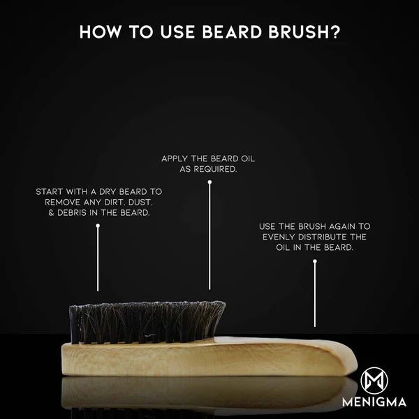 Menigma Beard Brush Menigma - Luxeery