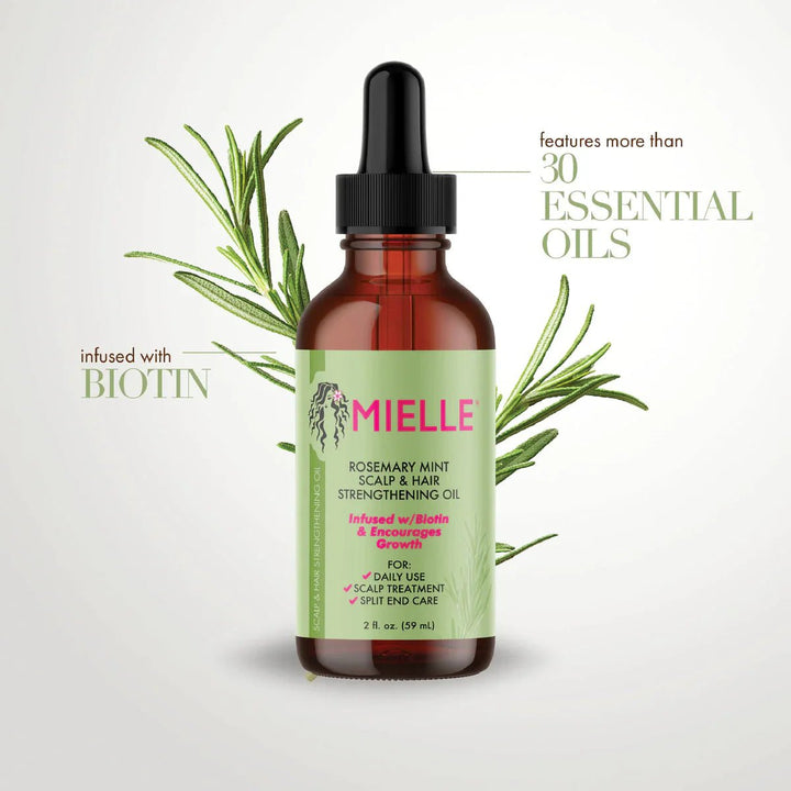 Mielle - Rosemary Mint Scalp & Hair Strengthening Oil - 59Ml Mielle - Luxeery