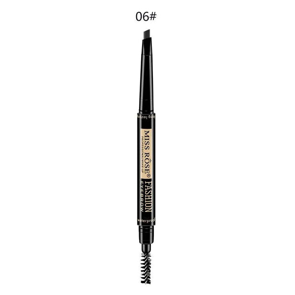 Miss Rose - 2In1 Eyebrow Pencil & Brush - 06 Miss Rose - Luxeery