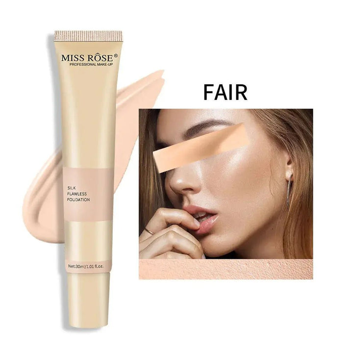 Miss Rose Silk Flawless Foundation Fair 30Ml Miss Rose - Luxeery