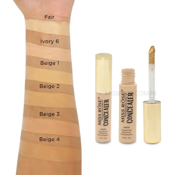 Miss Rose - Waterpoof Concealer Beige 4 15Ml Miss Rose - Luxeery