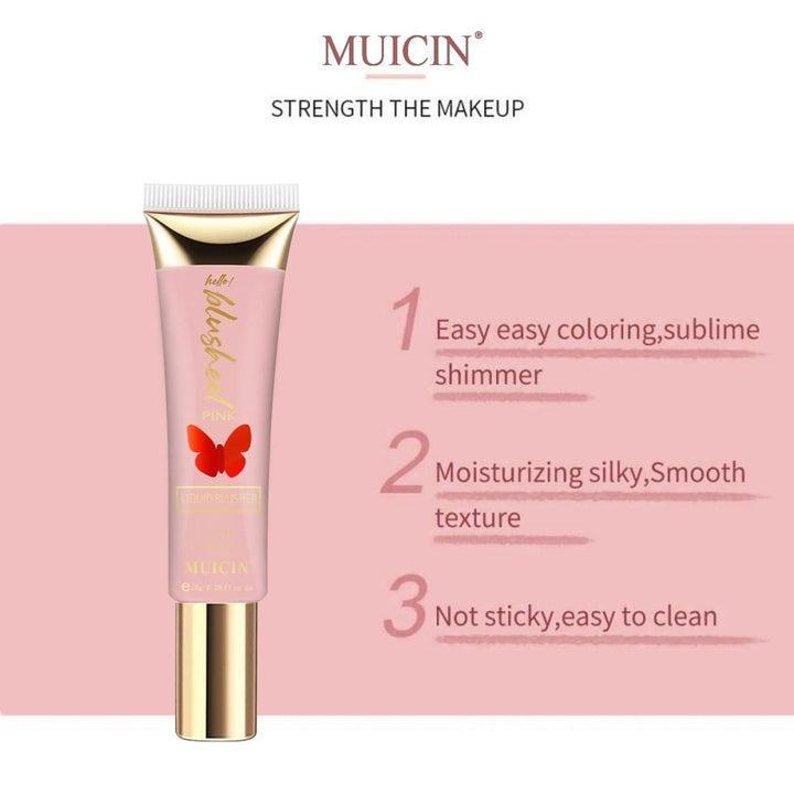 MUICIN - Butterfly Pink Blusher Tube - 8g Muicin - Luxeery