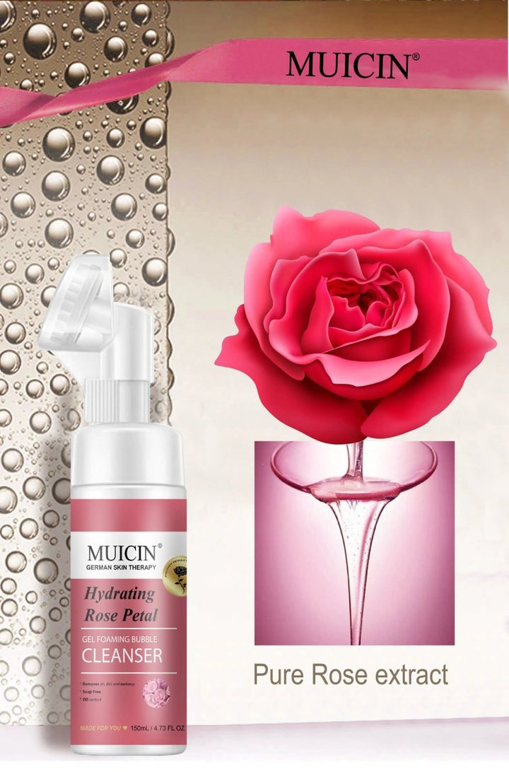 MUICIN - Rose Petal Gel Foaming Bubble Cleanser - 150ml Muicin - Luxeery