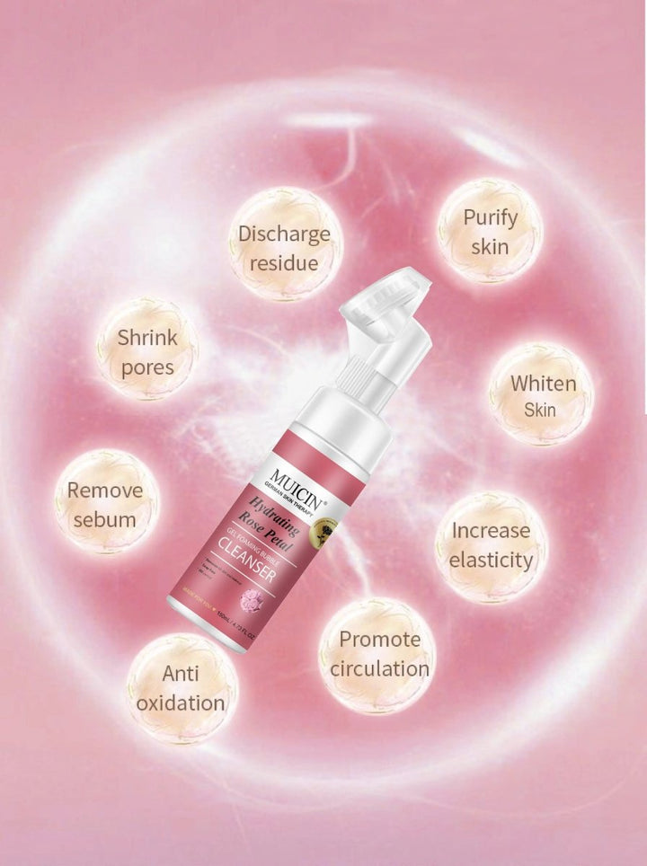 MUICIN - Rose Petal Gel Foaming Bubble Cleanser - 150ml Muicin - Luxeery