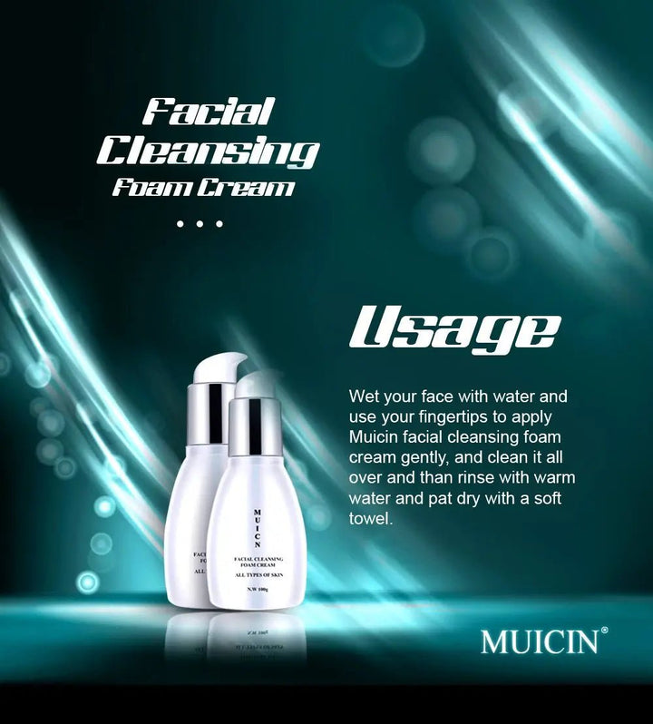 MUICIN - Tea Tree Facial Cleansing Foam Cream - 100ml Muicin - Luxeery