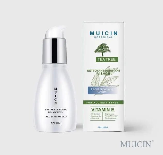 MUICIN - Tea Tree Facial Cleansing Foam Cream - 100ml Muicin - Luxeery