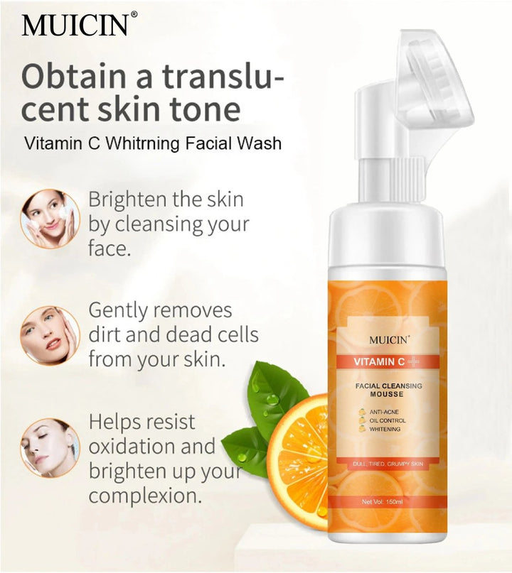 MUICIN - Vitamin C Bubble Foaming Facial Cleanser - 150ml Muicin - Luxeery