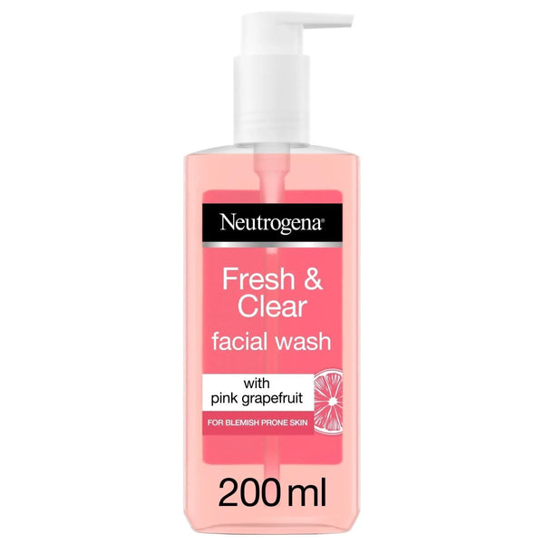 Neutrogena Refreshingly Clear Pink Grapefruit Facial Wash Pump Neutrogena - Luxeery