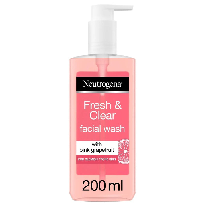 Neutrogena Refreshingly Clear Pink Grapefruit Facial Wash Pump Neutrogena - Luxeery