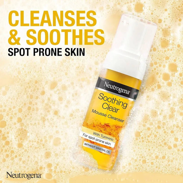 Neutrogena Soothing Clear Mousse Cleanser 150Ml Neutrogena - Luxeery