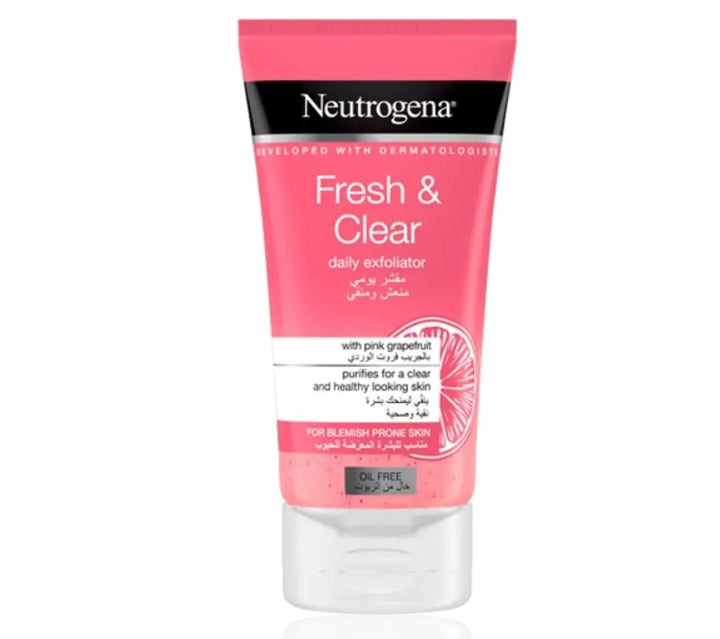 Neutrogena Visibly Clear Pink Grape Fruit Daily Scrub 150Ml Neutrogena - Luxeery