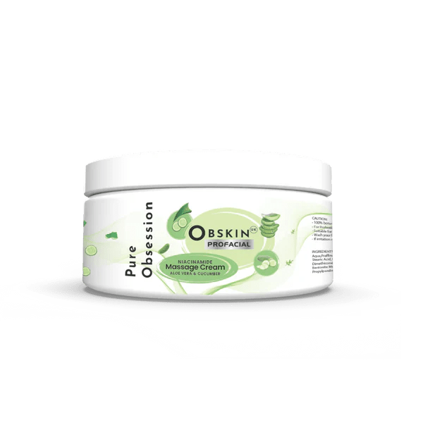 Obskin - Niacinamide Massage Cream with Aloe Vera and Cucumber - 100Ml Obskin - Luxeery