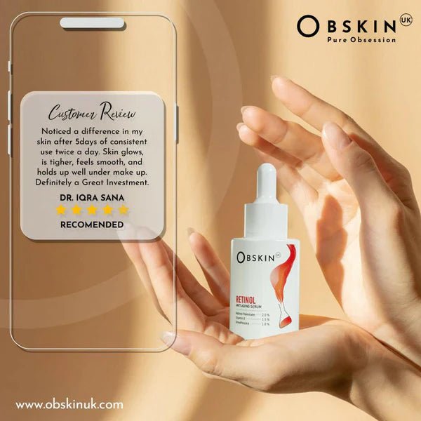 Obskin - Retinol Anti Aging Serum 30ml Obskin - Luxeery