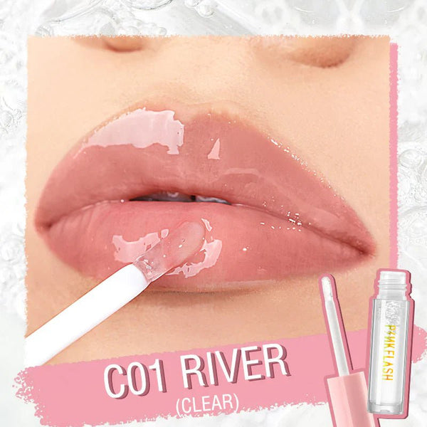 PinkFlash - Lasting Glossy Lipgloss - C01 PinkFlash - Luxeery