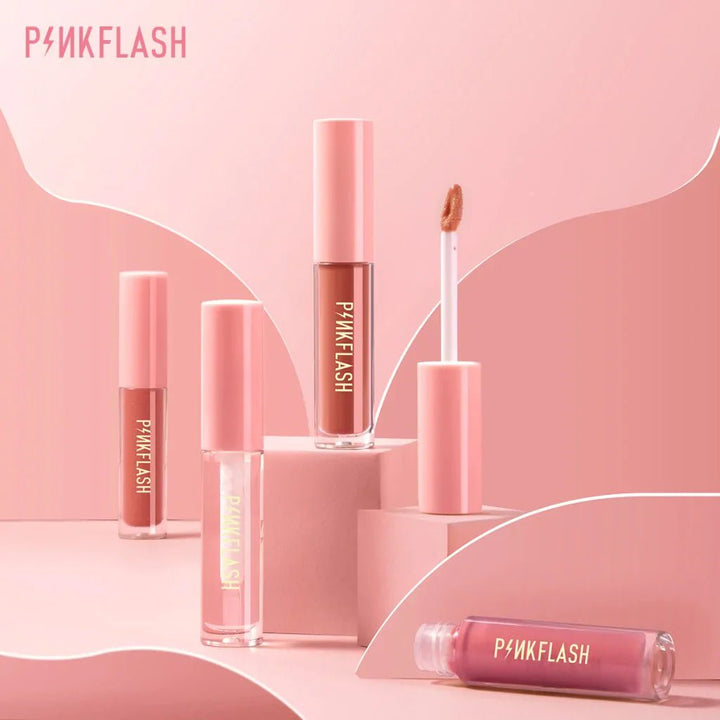 PinkFlash - Lasting Glossy Lipgloss - G02 PinkFlash - Luxeery