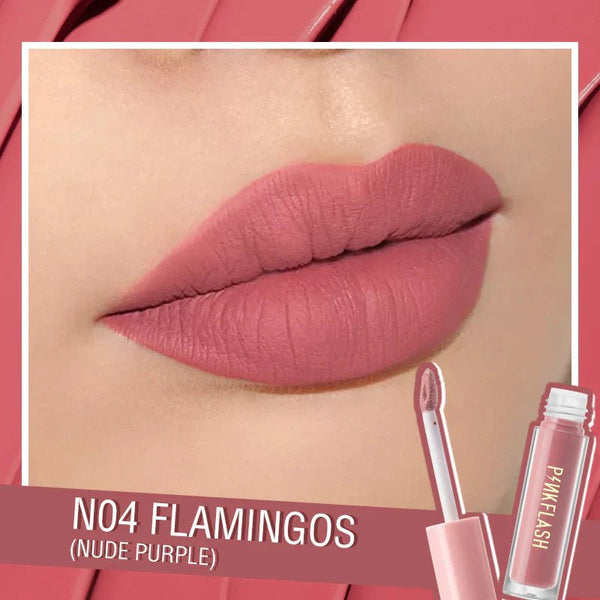 PinkFlash - Lasting Matte Lip Cream - N04 PinkFlash - Luxeery