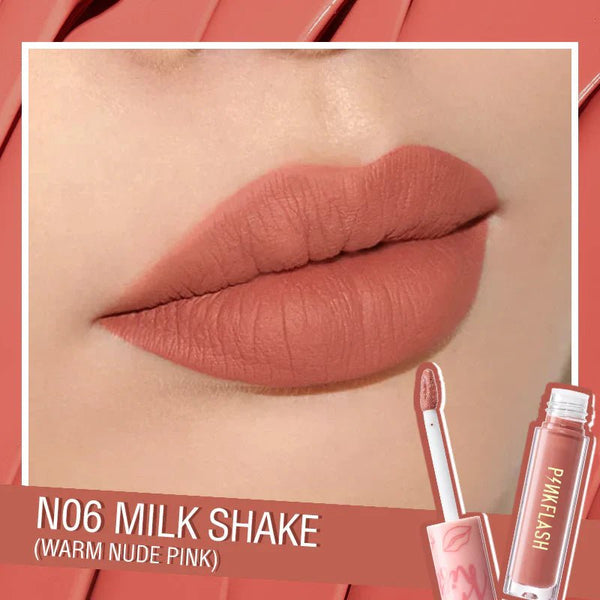 PinkFlash - Lasting Matte Lipcream - N06 PinkFlash - Luxeery