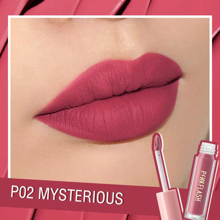 PinkFlash - Lasting Matte Lipcream - P02 PinkFlash - Luxeery