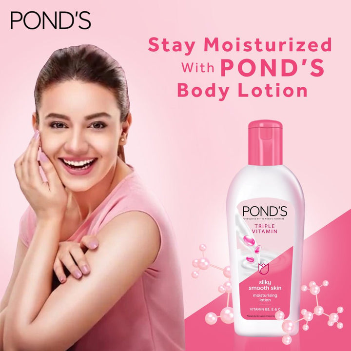 Ponds - Lotion Silky Smooth Skin 100Ml Ponds - Unilever Pakistan - Luxeery