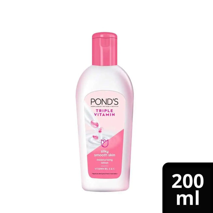 Ponds Lotion Silky Smooth Skin 200Ml Ponds - Unilever Pakistan - Luxeery