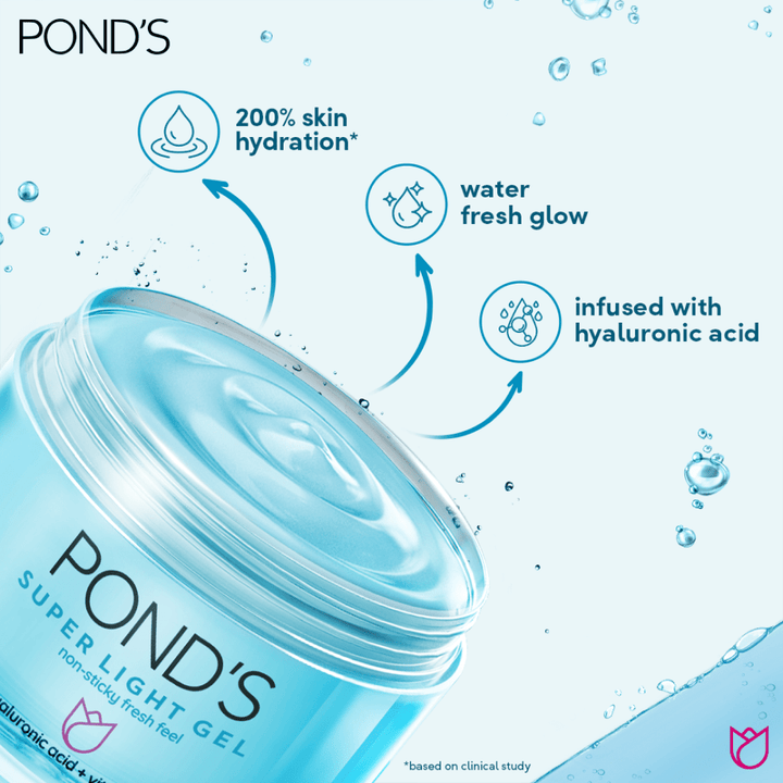 POND'S - Super Light Gel - 50G Ponds - Unilever Pakistan - Luxeery