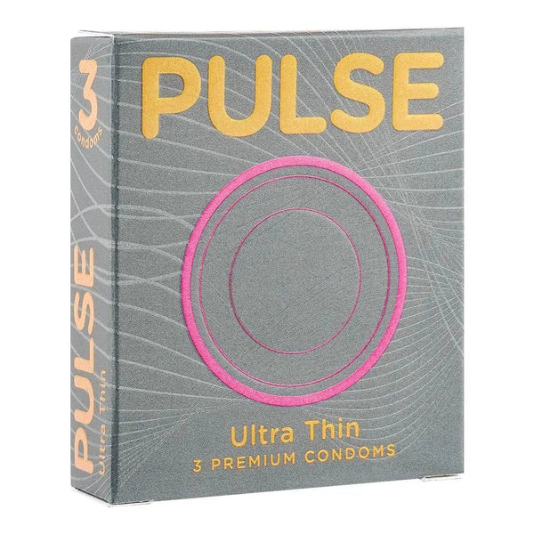 Pulse - Ultra Thin 3 Premium Condoms Pulse - Luxeery