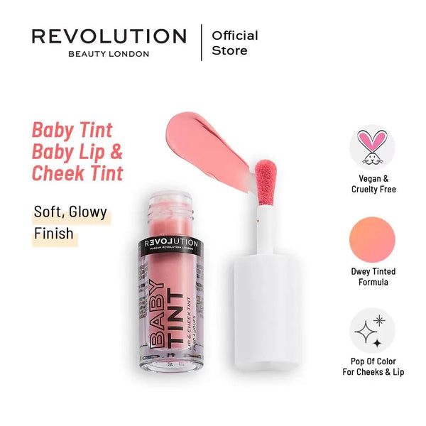 Relove By Revolution Baby Tint Baby Lip & Cheek Tint Makeup Revolution - Luxeery