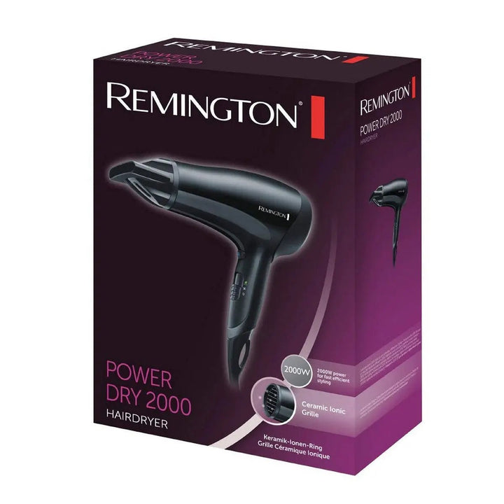 Remington D3010 Dryer Power Ionic 2000W REMINGTON - Luxeery