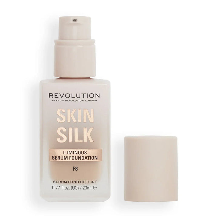 Revolution Skin Silk Serum Foundation F8 Makeup Revolution - Luxeery