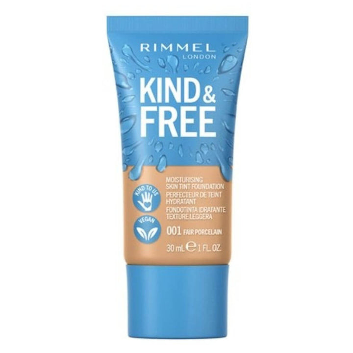 Rimmel Kind & Free Moisturising Skin Tint Foundation - 001 Fair Porcelain Rimmel - Luxeery