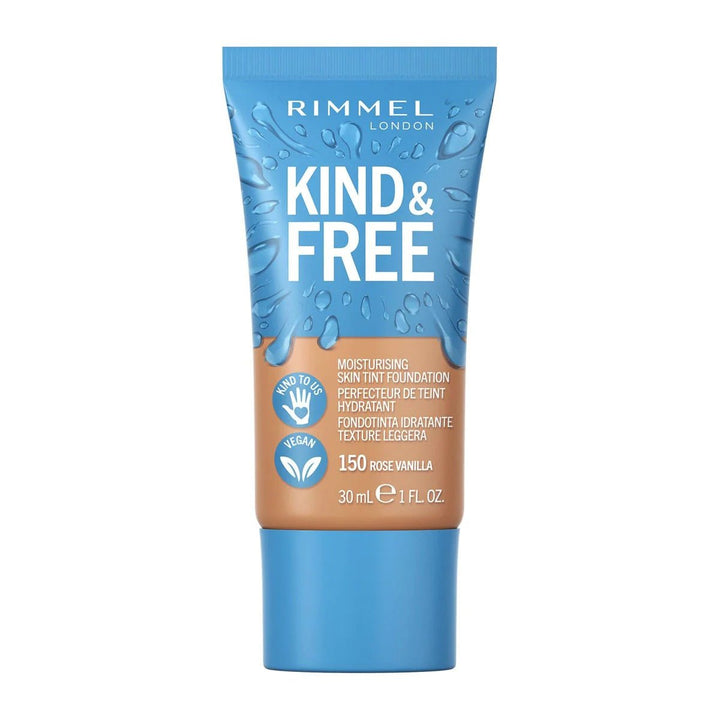 Rimmel Kind & Free Moisturising Skin Tint Foundation - Rose Vanilla Rimmel - Luxeery