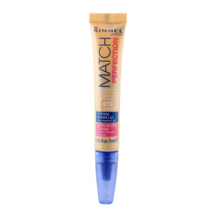 Rimmel Match Perfection Concealer 010 Ivory 7ml Rimmel - Luxeery