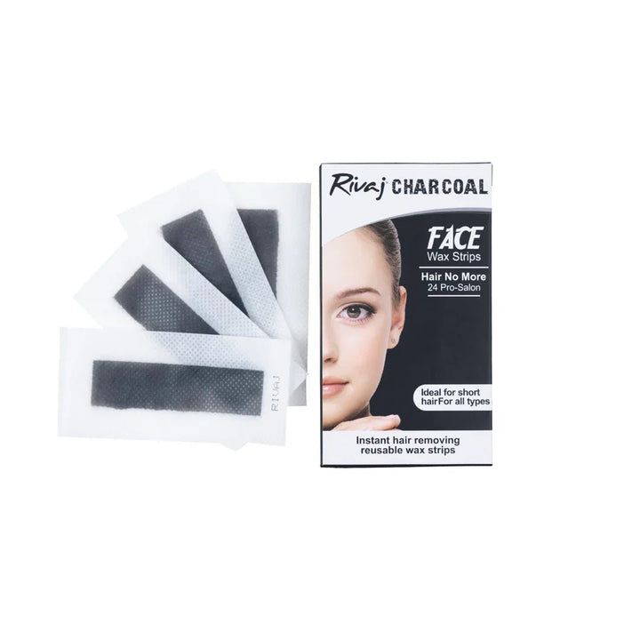 Rivaj - Charcoal Face Wax Strips Rivaj - Luxeery