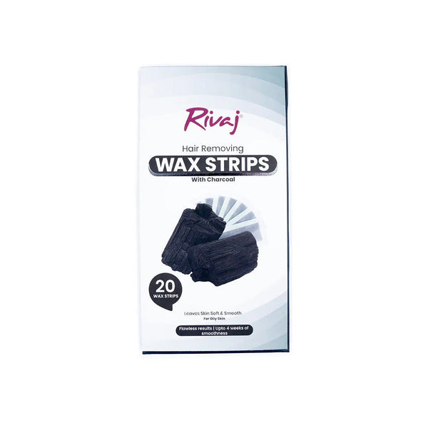 Rivaj - Charcoal Hair Removing Body Wax Strips Rivaj - Luxeery